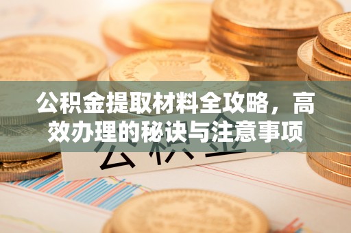 汉南公积金提取材料全攻略，高效办理的秘诀与注意事项