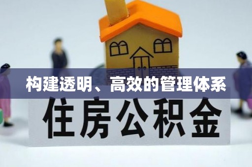 汉南构建透明、高效的管理体系