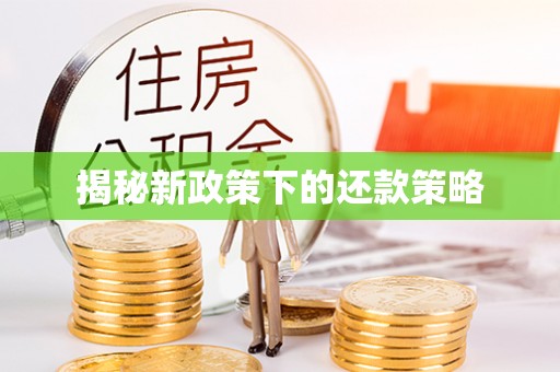汉南揭秘新政策下的还款策略