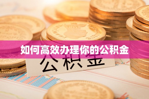 汉南如何高效办理你的公积金