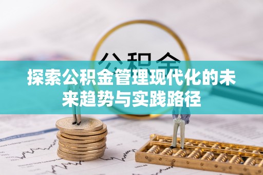 汉南探索公积金管理现代化的未来趋势与实践路径