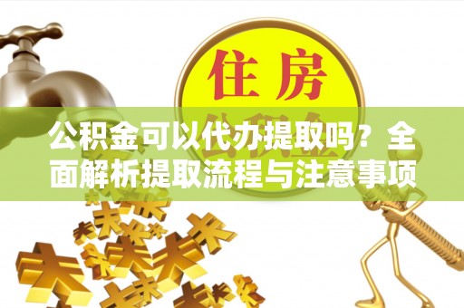 汉南公积金可以代办提取吗？全面解析提取流程与注意事项