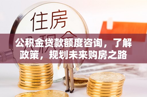 汉南公积金贷款额度咨询，了解政策，规划未来购房之路