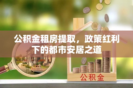 汉南公积金租房提取，政策红利下的都市安居之道