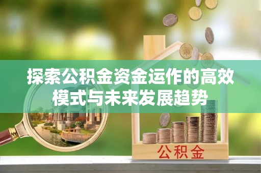 汉南探索公积金资金运作的高效模式与未来发展趋势