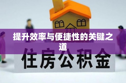 汉南提升效率与便捷性的关键之道