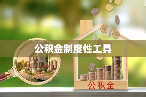 汉南公积金制度性工具